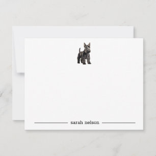 Scottish Terrier Personalisierte Mitteilungskarten