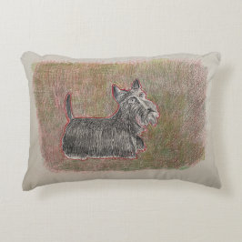 Scottish Terrier Pillow Dekokissen