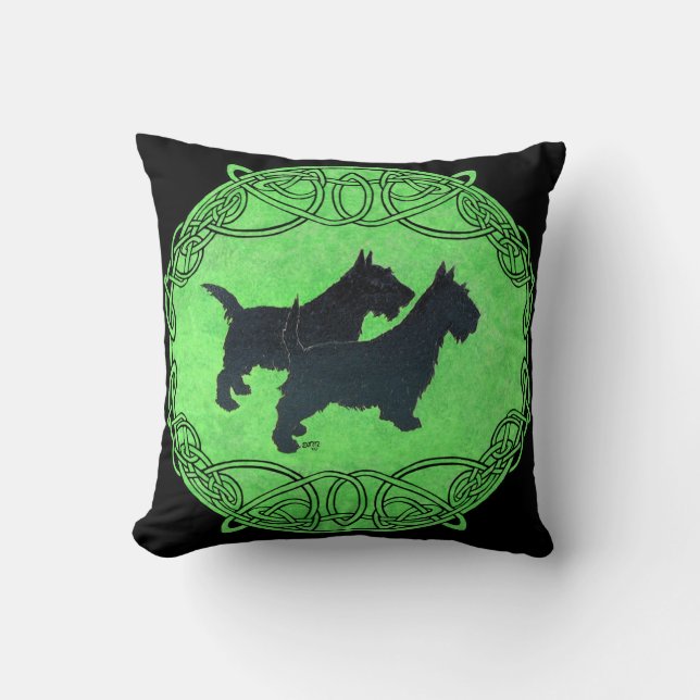 Scottish Terrier Pillow Kissen (Vorderseite)