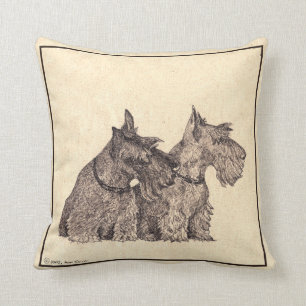 Scottish Terrier Pillow Kissen