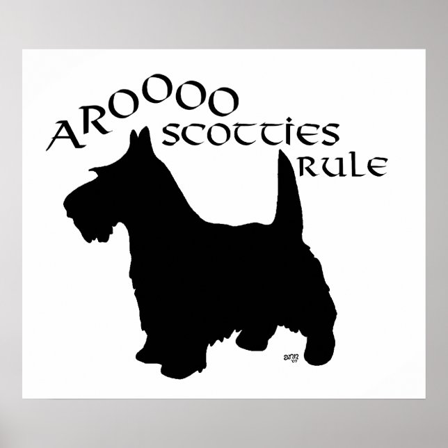 Scottish Terrier Poster (Vorne)