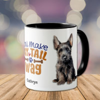 Scottish Terrier Puppy macht meinen Schwanz Wag