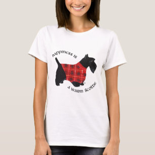 Scottish Terrier Red & Black Kariert Sweater T-Shirt