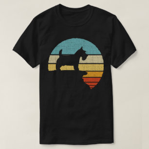 Scottish Terrier Retro Vintag Scottie Doppy Puppy T-Shirt