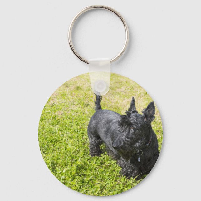 Scottish Terrier Schlüsselanhänger (Vorderseite)