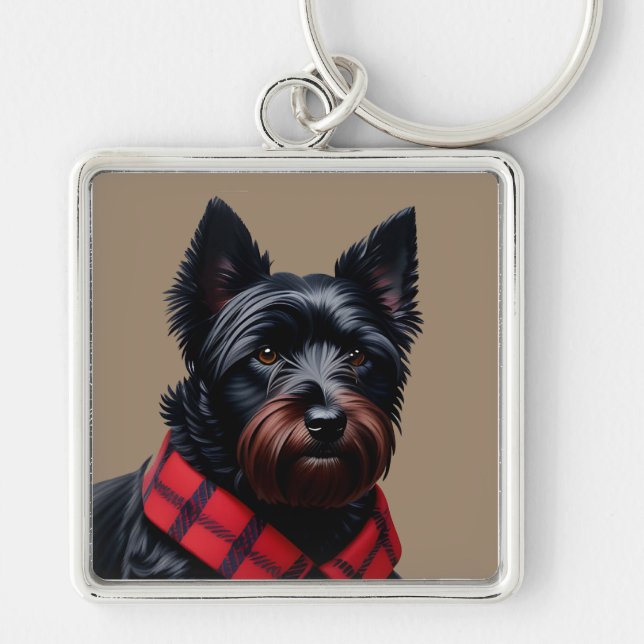 Scottish Terrier Schlüsselanhänger (Vorne)