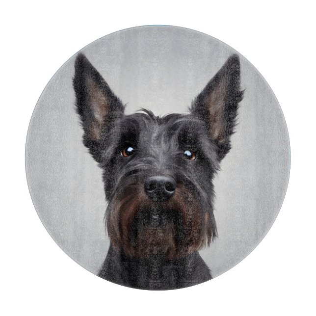 Scottish Terrier Schneidebrett (Vorderseite)