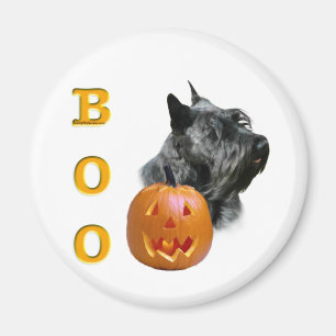 Scottish Terrier (schwarz) Boo Magnet