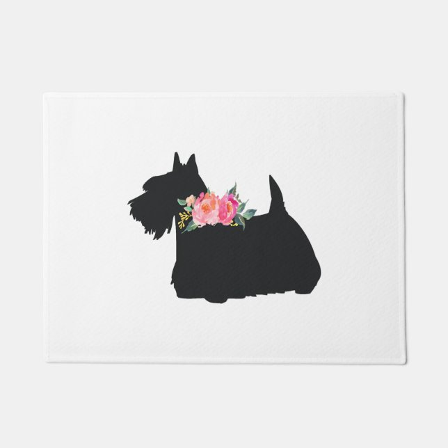 Scottish Terrier Scottie Dog Fußmatte (Vorderseite)