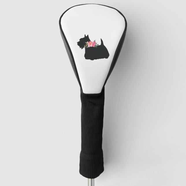 Scottish Terrier Scottie Dog Golf Headcover (Vorderseite)