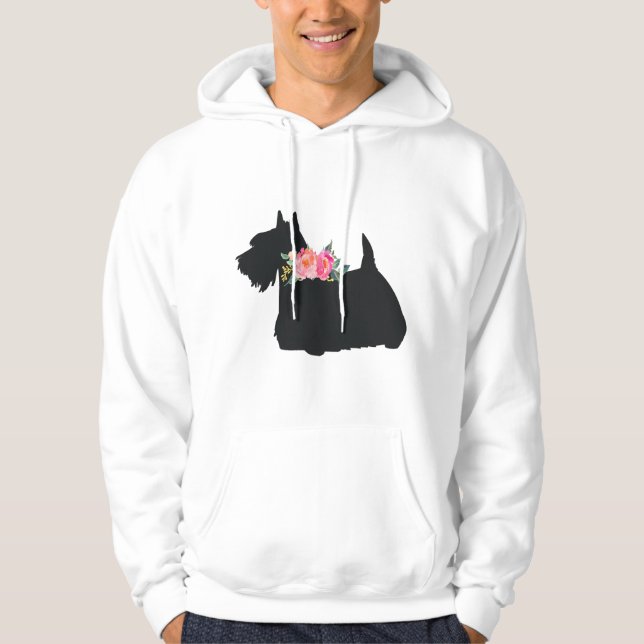 Scottish Terrier Scottie Dog Hoodie (Vorderseite)