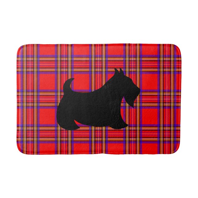 Scottish Terrier Scotty Dog Bath Mat Bathroom Rug Badematte (Vorderseite)