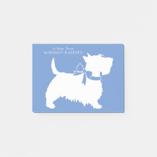 Scottish Terrier Scotty Dog Puppy Scottie Post-it Klebezettel