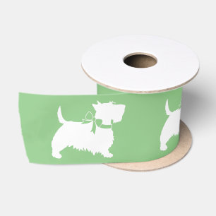 Scottish Terrier Scotty Dog Puppy Scottie Satin Ri Satinband