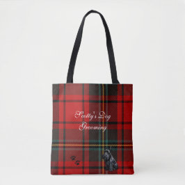 Scottish Terrier (Scotty) Tartan. bearbeitbar