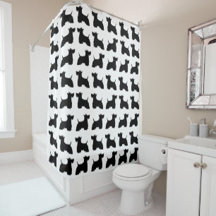 Scottish Terrier Shower Vorhang