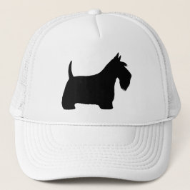 Scottish Terrier Silhouette Truckerkappe