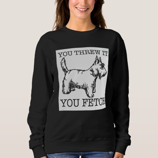 Scottish Terrier Sweatshirt (Vorderseite)