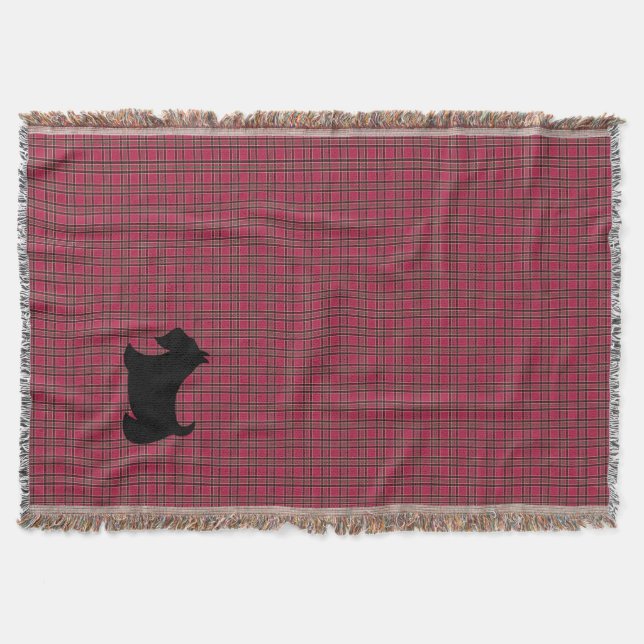 Scottish Terrier Throw Blanket Decke (Vorderseite)