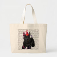 Scottish Terrier und Party Hat
