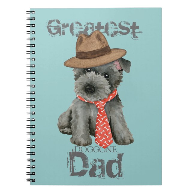 Scottish Terrier Vater Notebook Notizblock (Vorderseite)