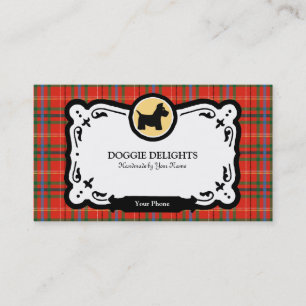 Scottish-Terrier-Visitenkarte-oder Visitenkarte