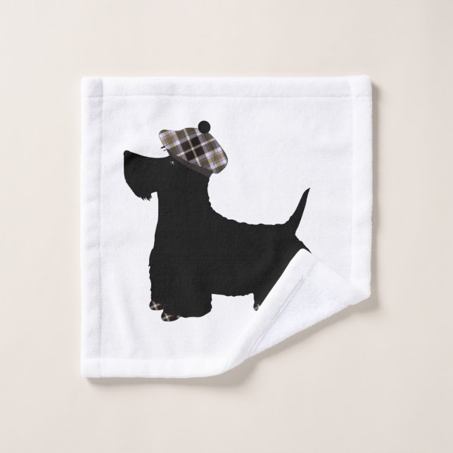 Scottish Terrier Wash Cloth Waschlappen (Waschlappen)