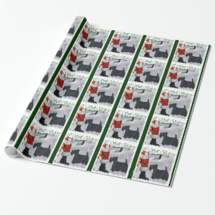 Scottish-Terrier-Weihnachten Geschenkpapier