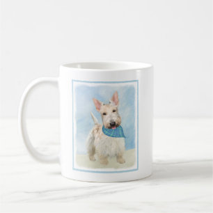 Scottish Terrier Wheaten Dog Malerei Original Art Kaffeetasse
