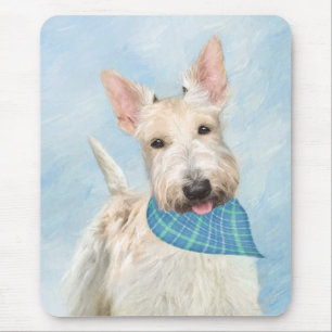 Scottish Terrier Wheaten Dog Malerei Original Art Mousepad