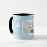 Scottish Terrier Wheaten Dog Malerei Original Art