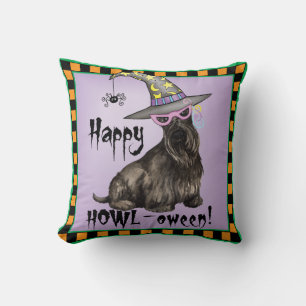 Scottish Terrier Witch Kissen