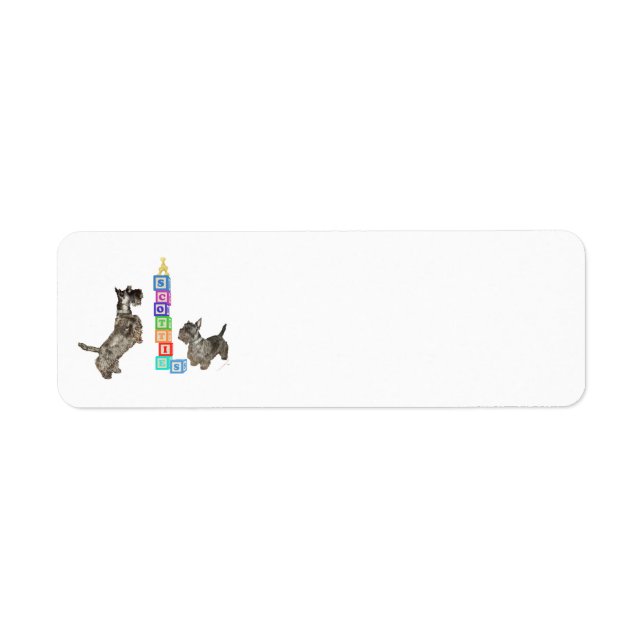 Scottish Terriers Alphabet Blocks (Vorne)