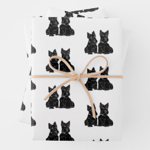 Scottish Terriers Geschenkpapier Set