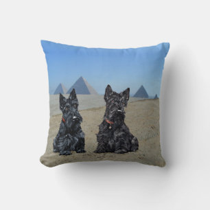 Scottish Terriers on Vacation Pillow Kissen