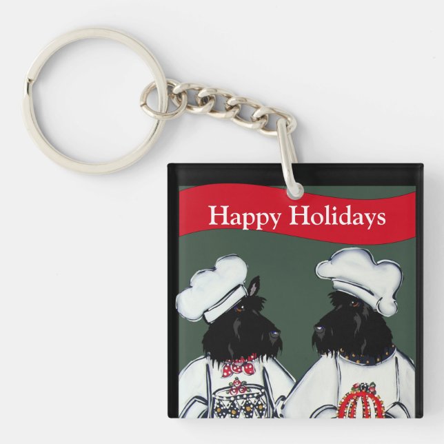 Scottish Terriers Schlüsselanhänger (Vorderseite)