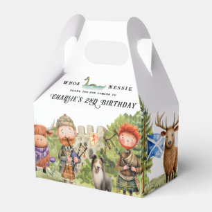 Scottish Themed Birthday Party Geschenkschachtel