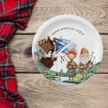 Scottish Themed Birthday Party Pappteller<br><div class="desc">Beginnend mit einer fabelhaften, gedruckten Einladung, Set den Ton mit einem einzigartigen Design, dann tragen Sie das Thema durch die gesamte Veranstaltung. Ihre Veranstaltung wird von Anfang bis Ende perfekt mit speziellen kleinen Extras. Am Party sollten Sie personalisierte Gastgeschenke für eine besondere Touch in Betracht ziehen. Tauchen Sie ein in...</div>