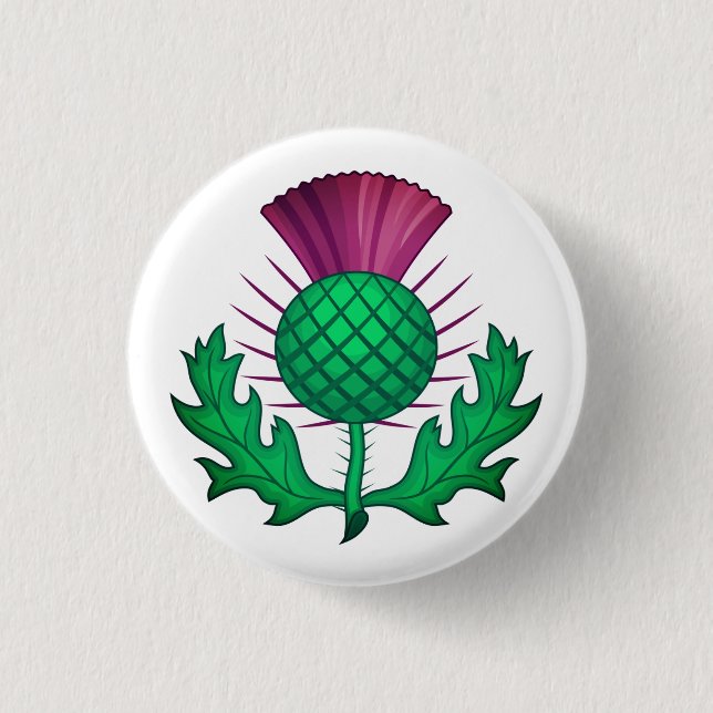 Scottish Thistle Button (Vorderseite)