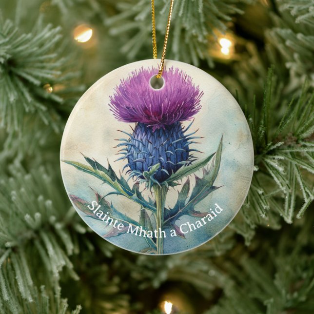 Scottish Thistle Christmas Ornament (Von Creator hochgeladen)