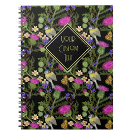 Scottish Thistle Cotattcore-MusterNotebook Notizblock