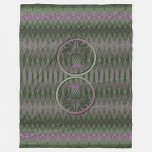 Scottish Thistle Fleecedecke