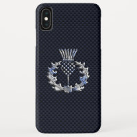 Scottish Thistle in Chrome Style