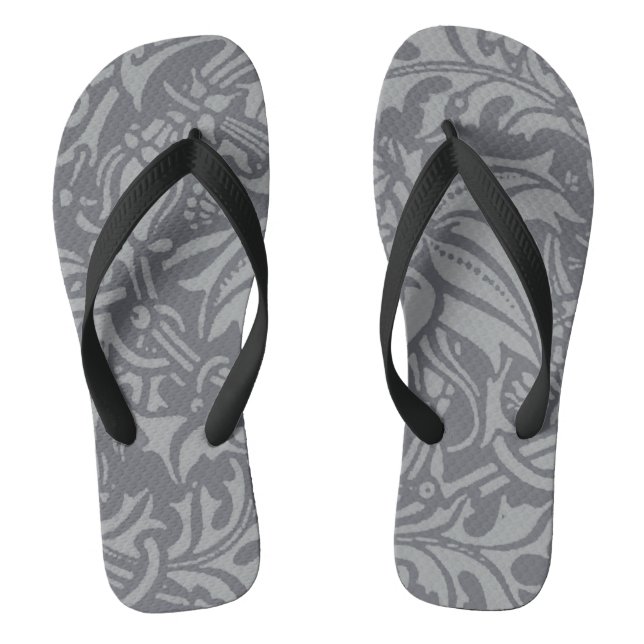 Scottish Thistle Knot William Morris Style Flip Flops (Fußbett)