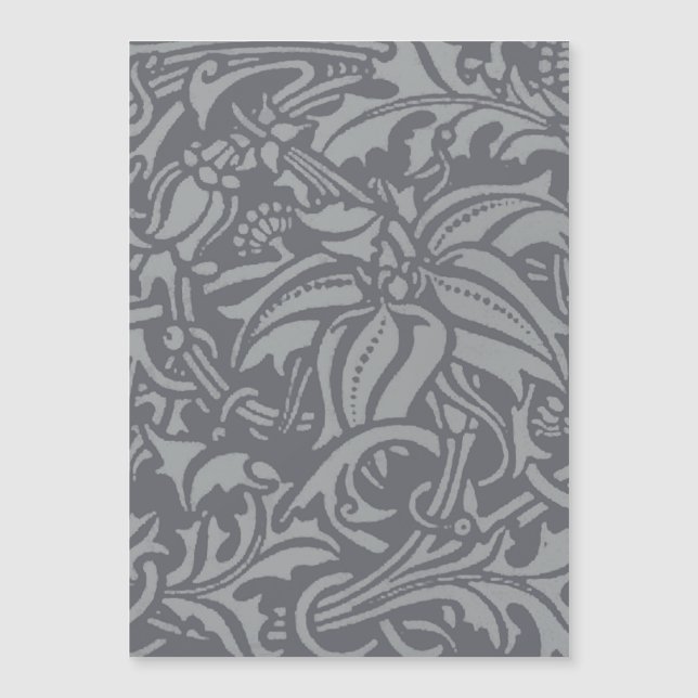 Scottish Thistle Knot William Morris Style Magnetkarte (Vorderseite)