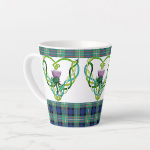 Scottish Thistle Latte Tasse