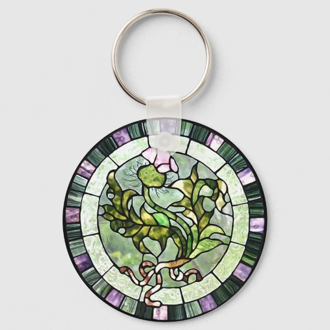 Scottish Thistle Schlüsselanhänger (Vorderseite)