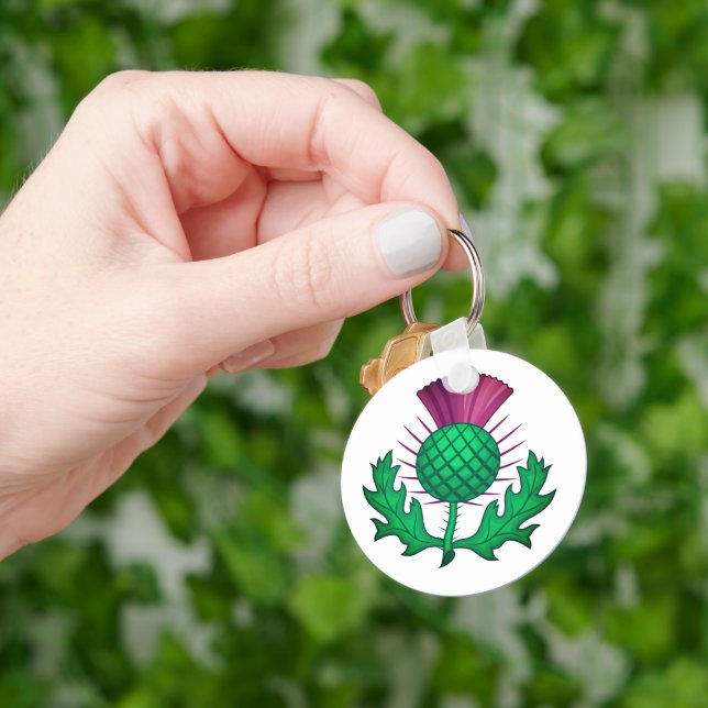 Scottish Thistle Schlüsselanhänger (Hand)