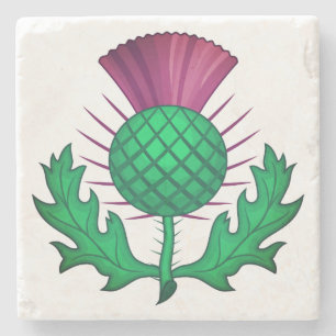 Scottish Thistle Steinuntersetzer