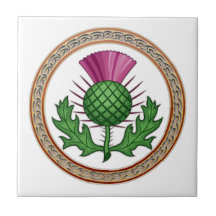 Scottish Thistle Symbol Abzeichen